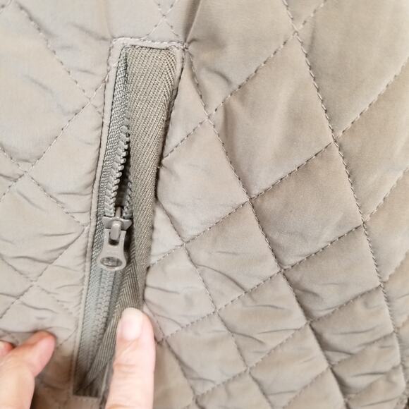 Garnet Hill Quilted Tan Jacket - Picture 6 of 9